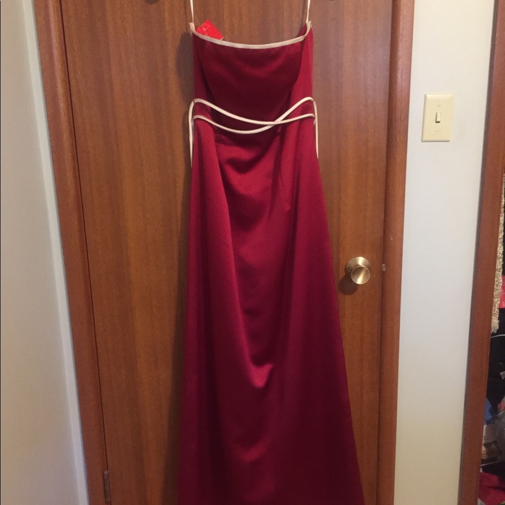 Red gown